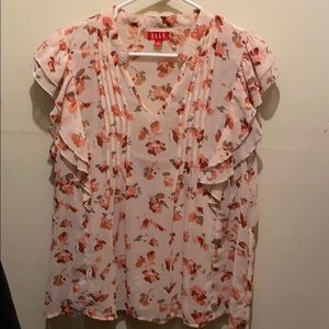 Elle Pink Sleeveless Blouse (2pc)